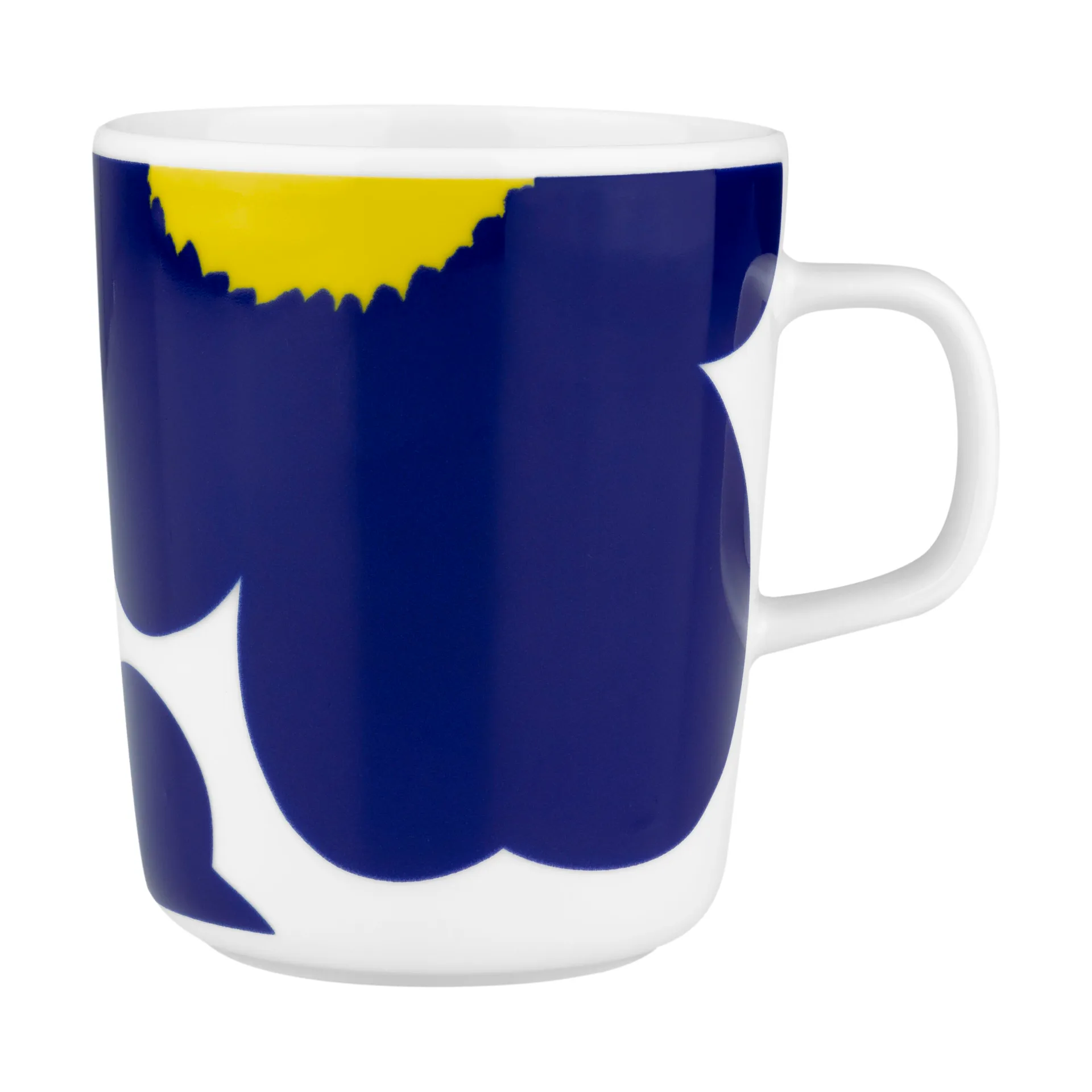 Taza Iso Unikko 25 cl, White-d. blue-yellow Marimekko