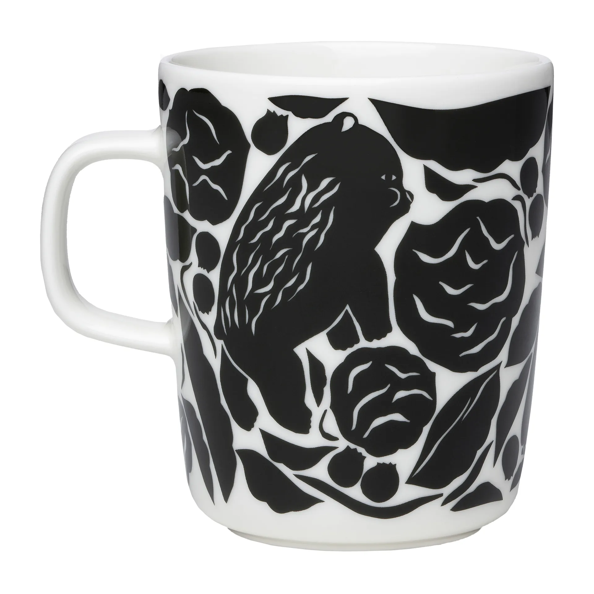 Taza Karhuemo 2,5 dl, blanco-verde oscuro Marimekko