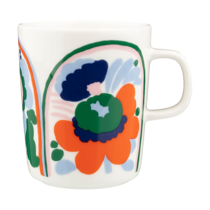 Taza Karuselli 25 cl - White-light blue-orange - Marimekko