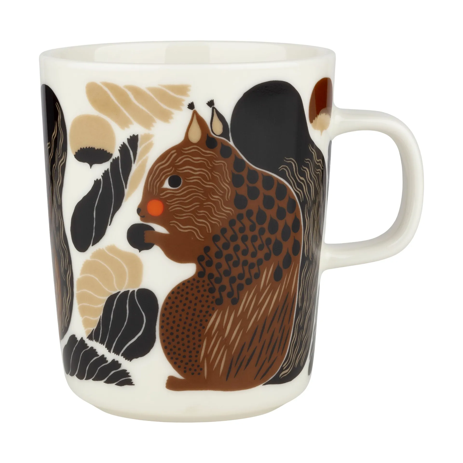 Taza Kurre 25 cl, White-brown-green Marimekko