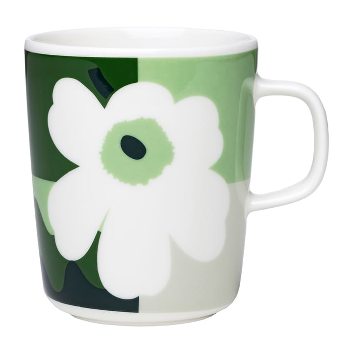 Taza MM Co-Created 25 cl, blanco-verde-negro Marimekko