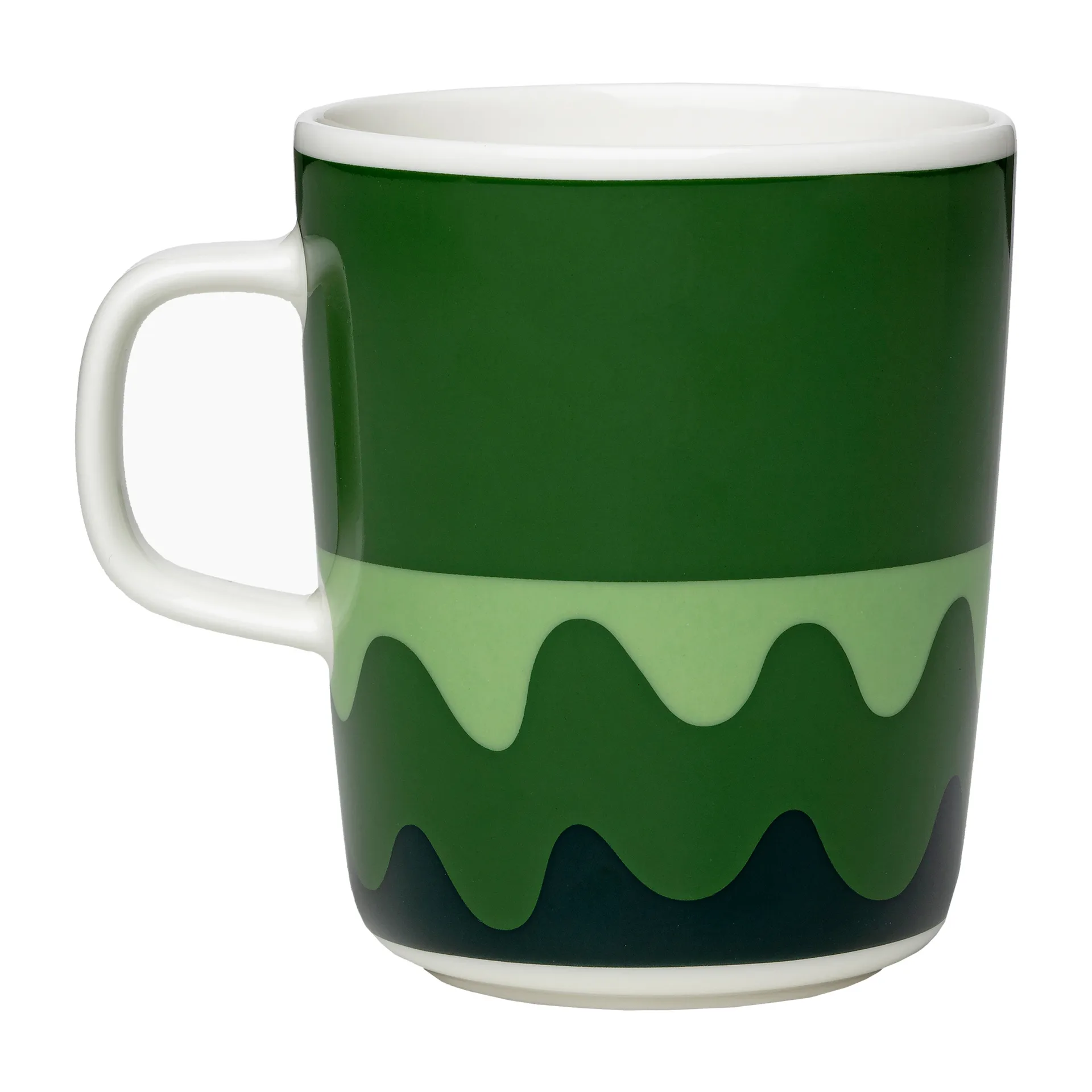 Taza MM Co-Created 25 cl, blanco-verde-negro Marimekko