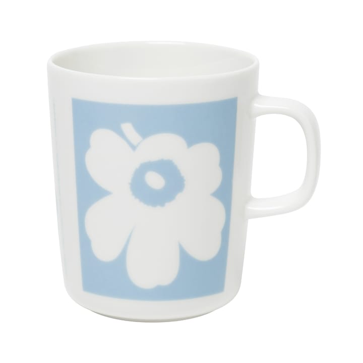Taza MM Co-Created flor 25 cl - blanco-azul - Marimekko