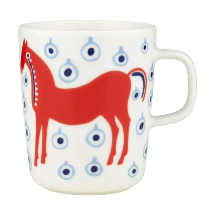 Taza Musta Tamma 25 cl - Off white-orange red-light blue - Marimekko