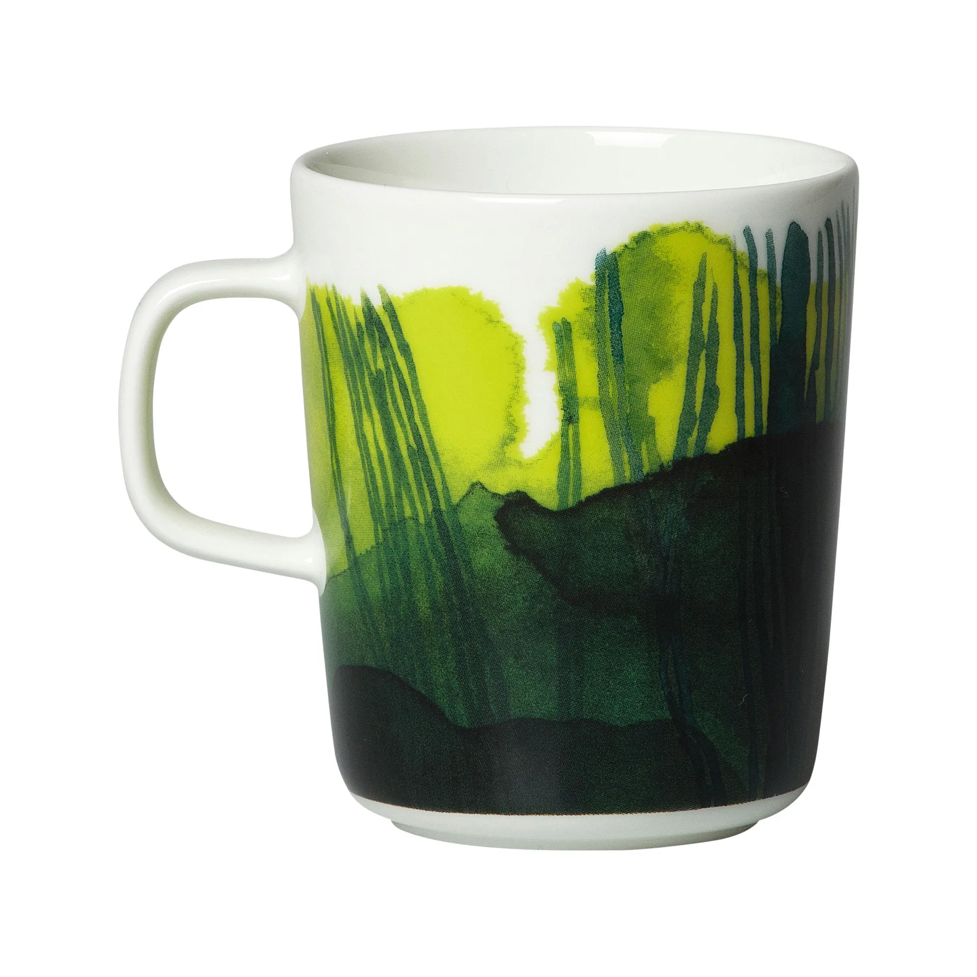 Taza Oiva Sääpäiväkirja 25 cl, blanco-verde Marimekko