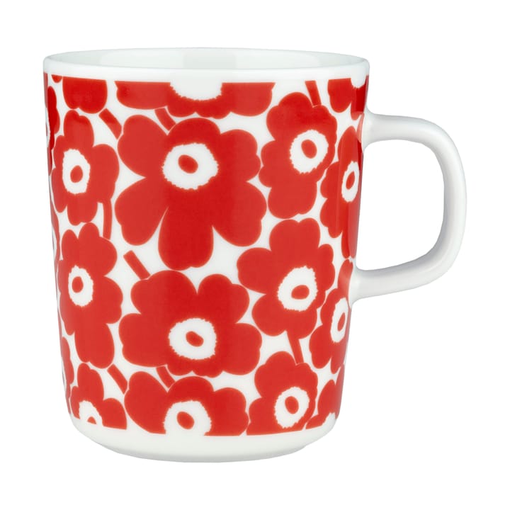 Taza Pikkuinen Unikko 25 cl - White-red - Marimekko