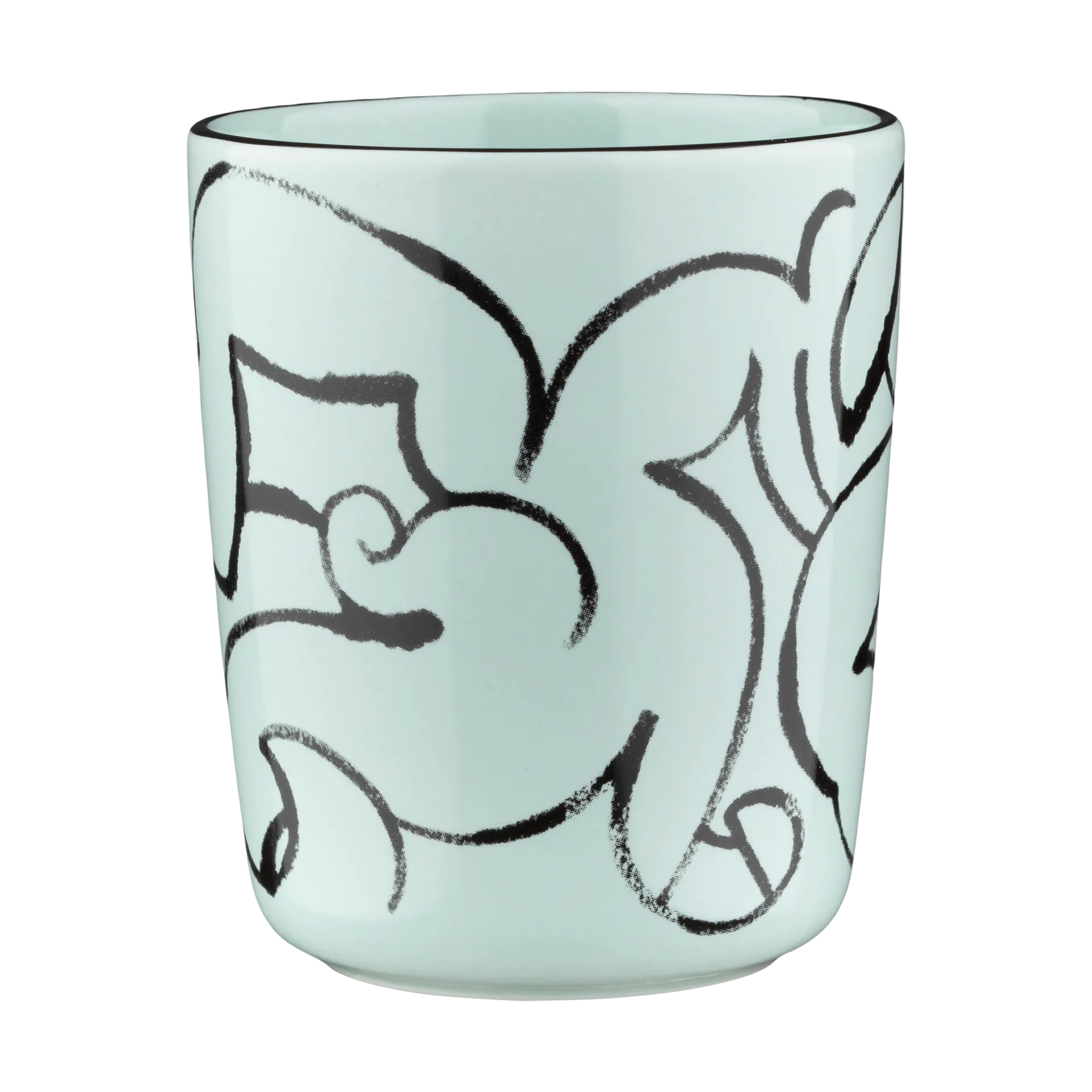 Taza Pistilla 25 cl, Mint-black Marimekko