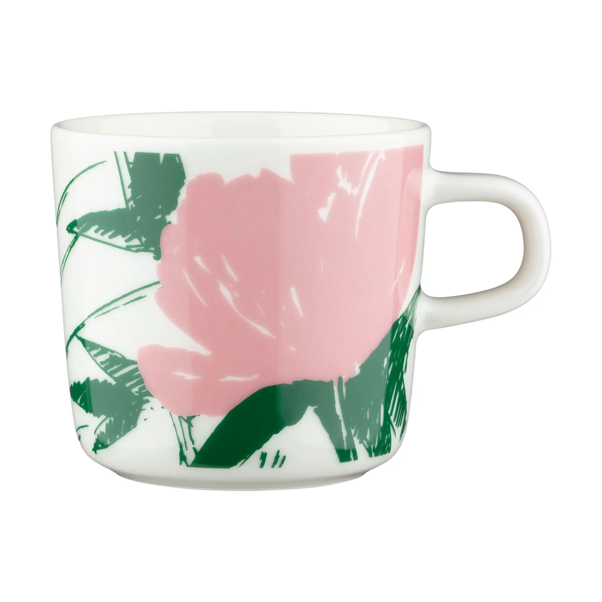 Taza Puutarhakutsut 20 cl, White-green-orange Marimekko