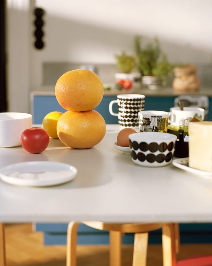Taza Räsymatto 25 cl, negro-blanco Marimekko