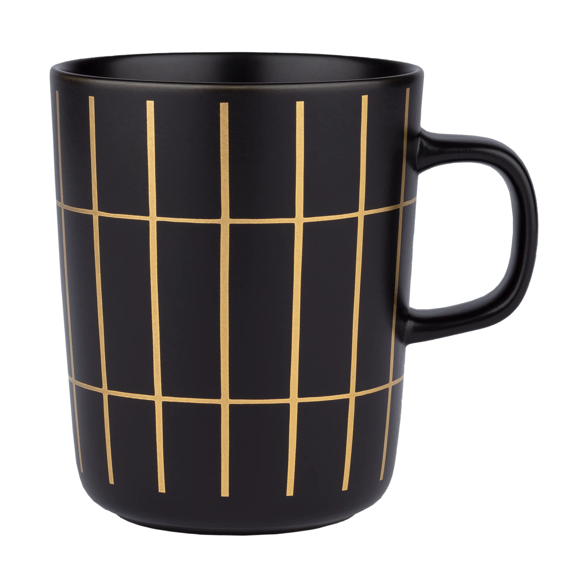 Taza Tiiliskivi metal 25 cl, Black-gold Marimekko