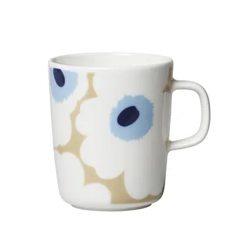 Taza Unikko 25 cl - beige-crudo-azul - Marimekko