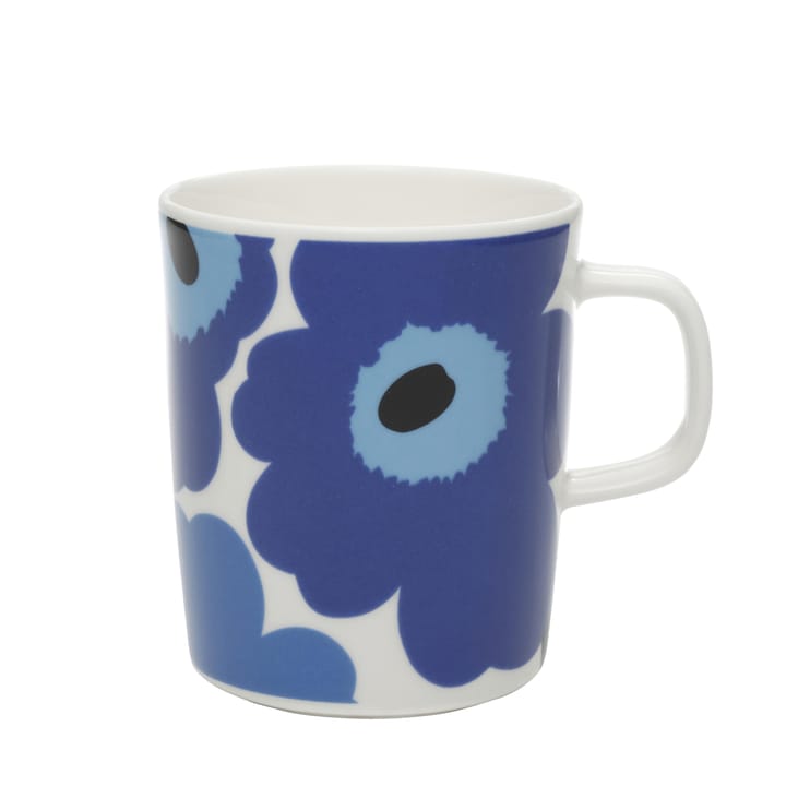 Taza Unikko 25 cl - blanco-azul - Marimekko