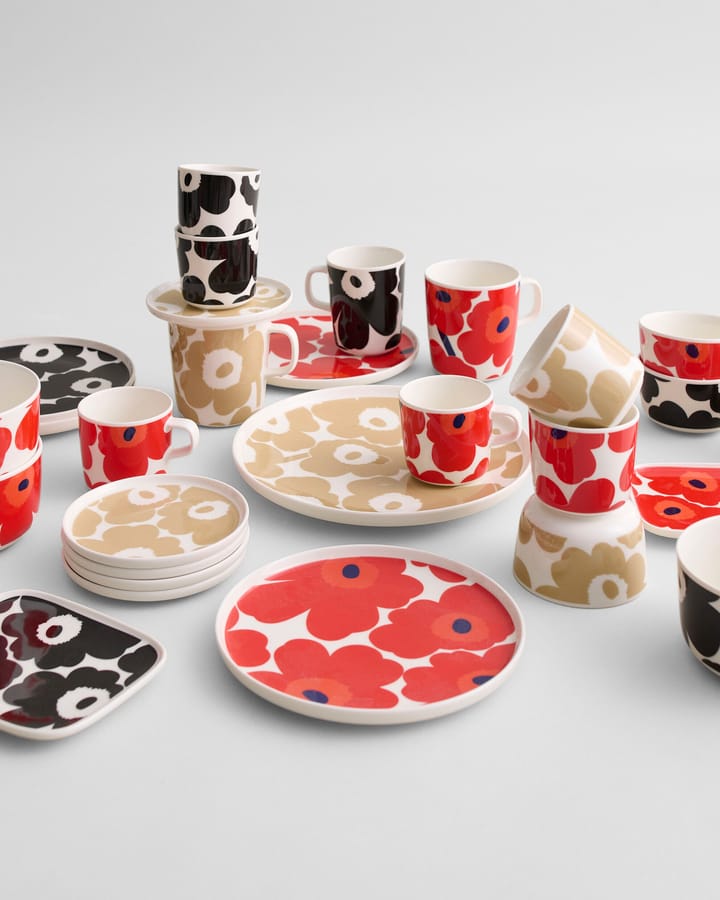Taza Unikko 25 cl, blanco-beige Marimekko