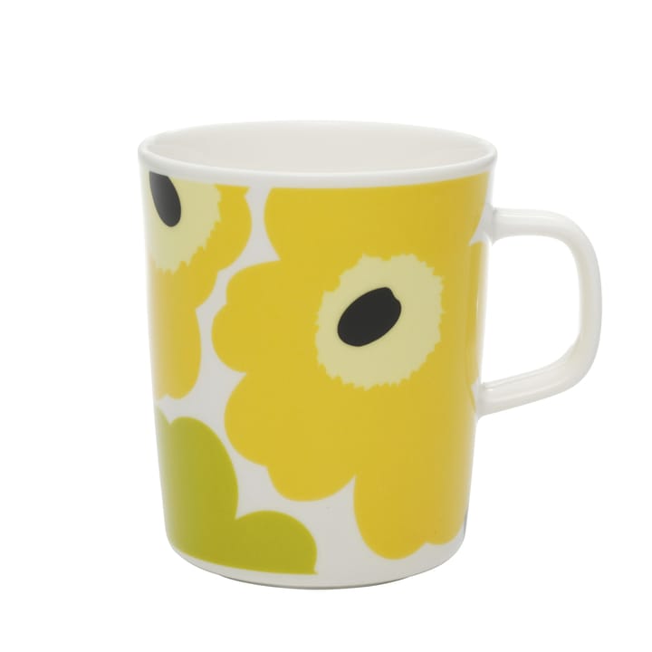 Taza Unikko 25 cl - blanco-lima - Marimekko