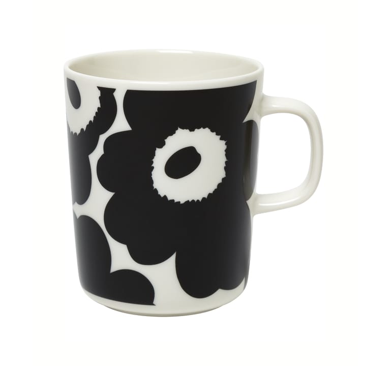 Taza Unikko 25 cl - blanco-negro - Marimekko