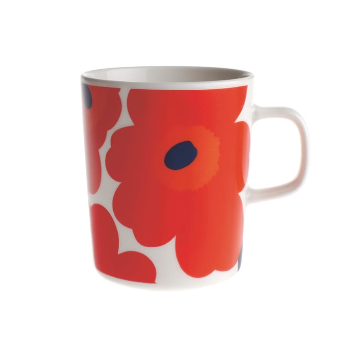 Taza Unikko 25 cl - rojo-blanco - Marimekko