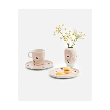 Taza Unikko 40 cl - White-light pink-chestnut - Marimekko