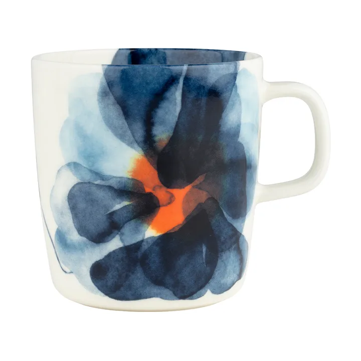 Taza Valssi 40 cl - White-blue-orange - Marimekko