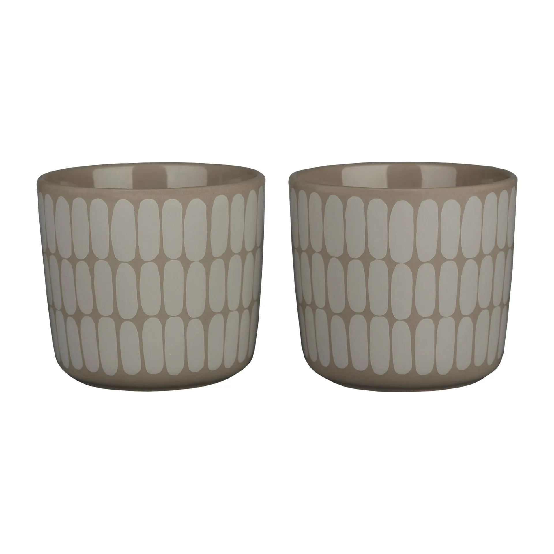 Tazas Alku 2 unidades, Terra-white Marimekko