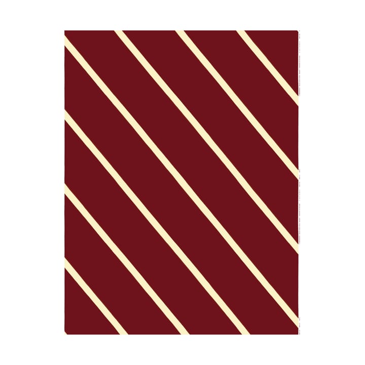 Tela de algodón Basso  - Wine red-creme - Marimekko