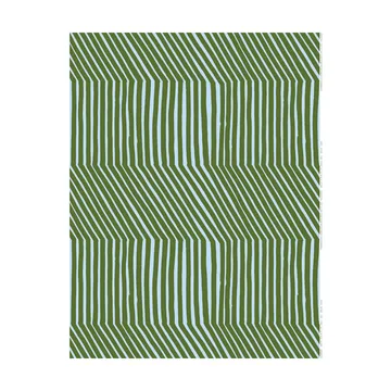 Tela de algodón Kalasääski - Forest green-light blue - Marimekko