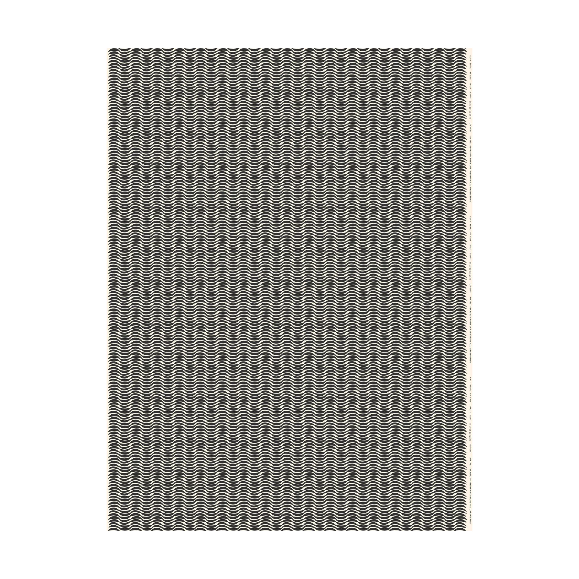 Tela de algodón Palko, Cotton-coal Marimekko