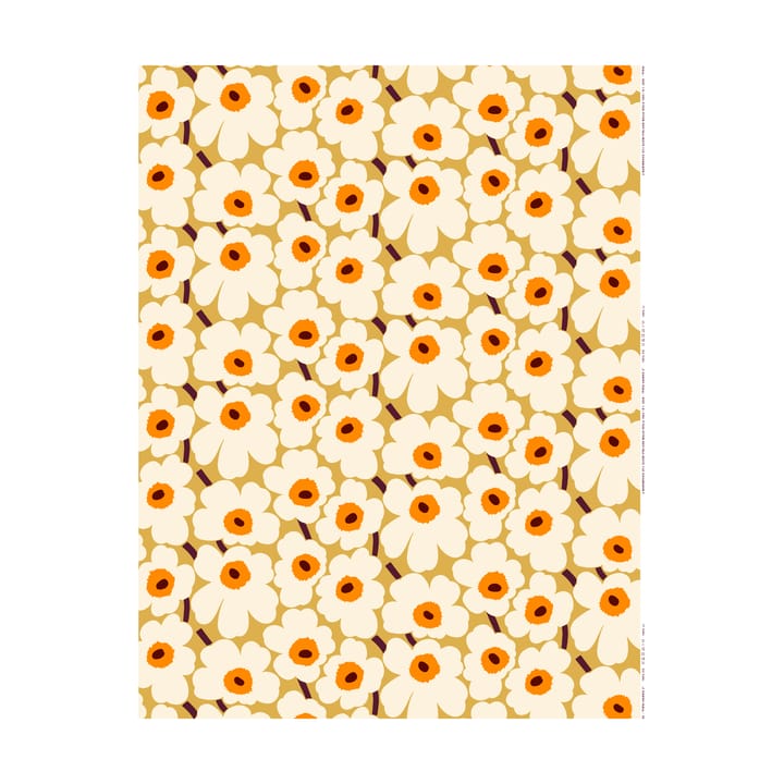 Tela de algodón Pieni Unikko - Beige - Marimekko