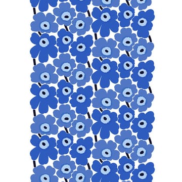 Tela de algodón Pieni Unikko  - blanco-azul - Marimekko