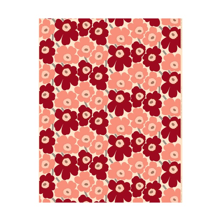 Tela de algodón Pieni Unikko - Cotton-dark cherry-rosa - Marimekko