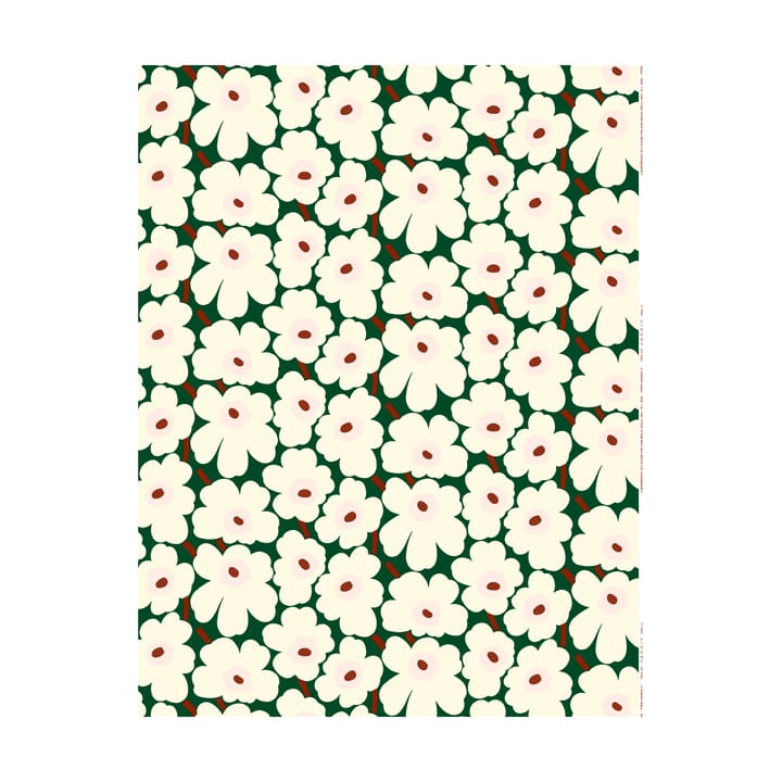 Tela de algodón Pieni Unikko - Verde - Marimekko