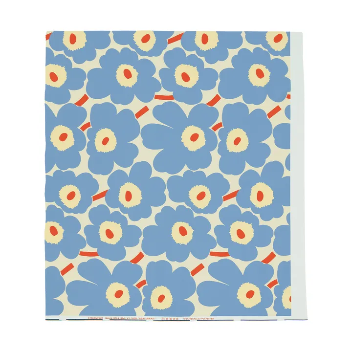 Tela de exterior Pieni Unikko - Off white-light blue-melon-orange red - Marimekko