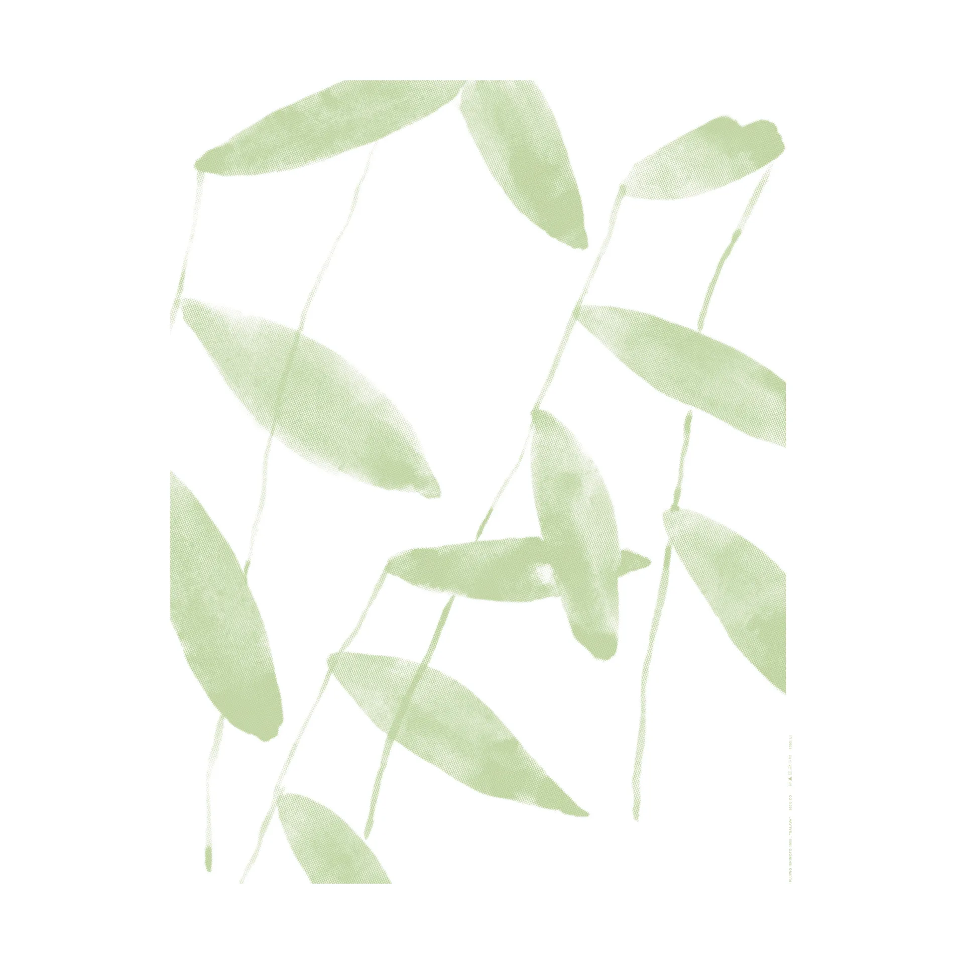 Tela de lino Salava, Green Marimekko