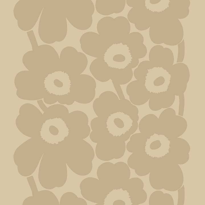 Tela de lino Unikko - Beige - Marimekko