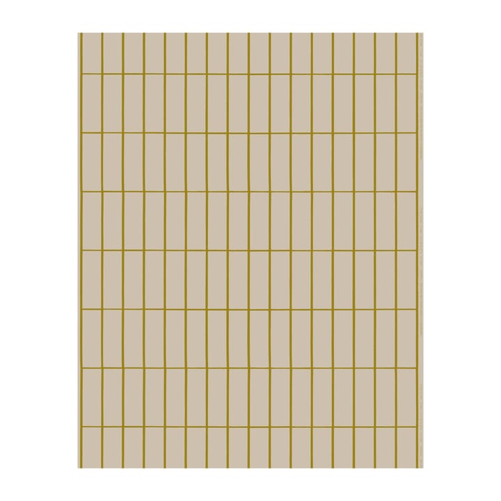 Tela de lino y viscosa Tiiliskivi - Beige-dorado - Marimekko