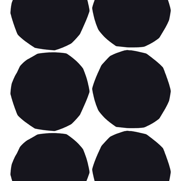 Tela Isot Kivet - negro-blanco - Marimekko