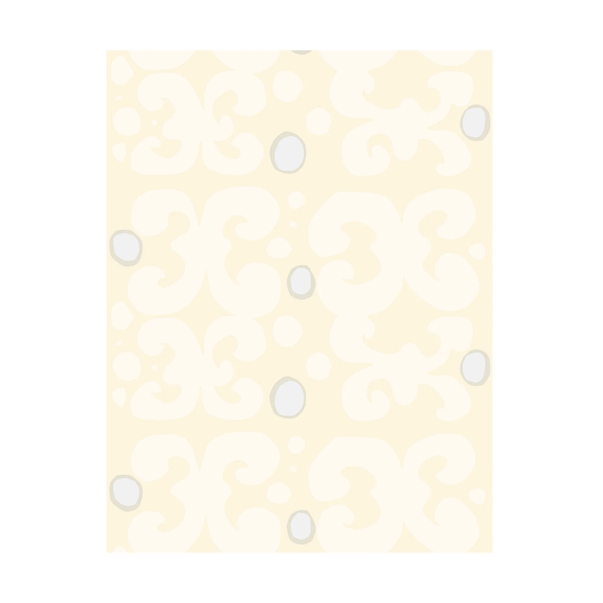 Tela Keidas, Chalk-natural white-silver grey-sateen Marimekko