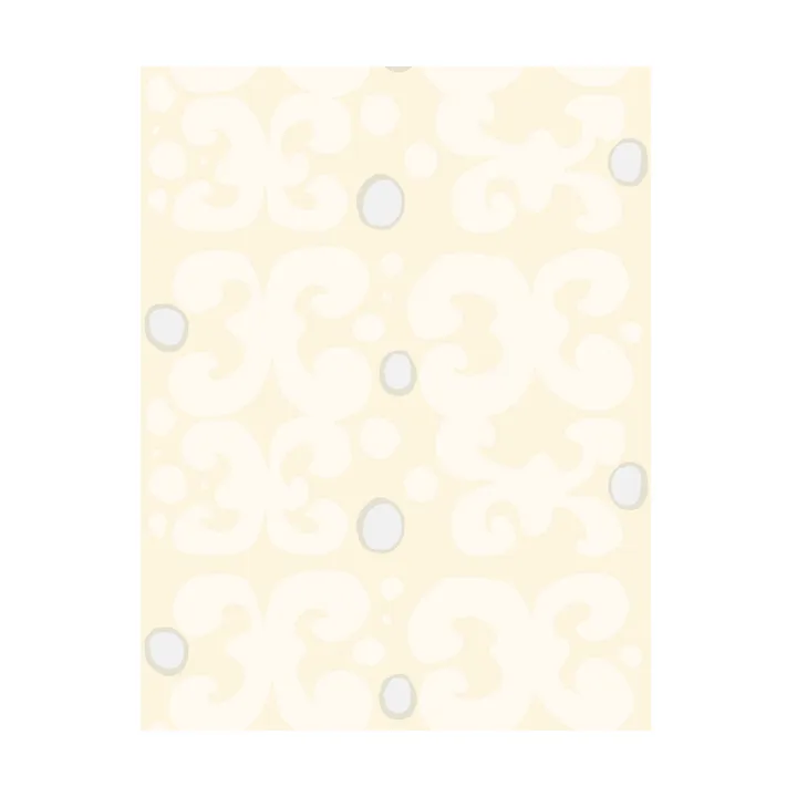 Tela Keidas - Chalk-natural white-silver grey-sateen - Marimekko