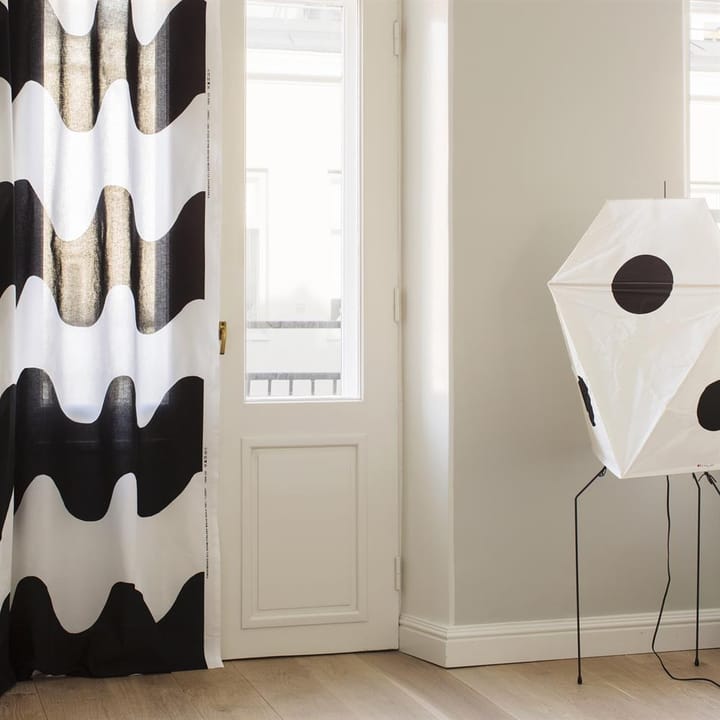 Tela Lokki, negro-blanco Marimekko