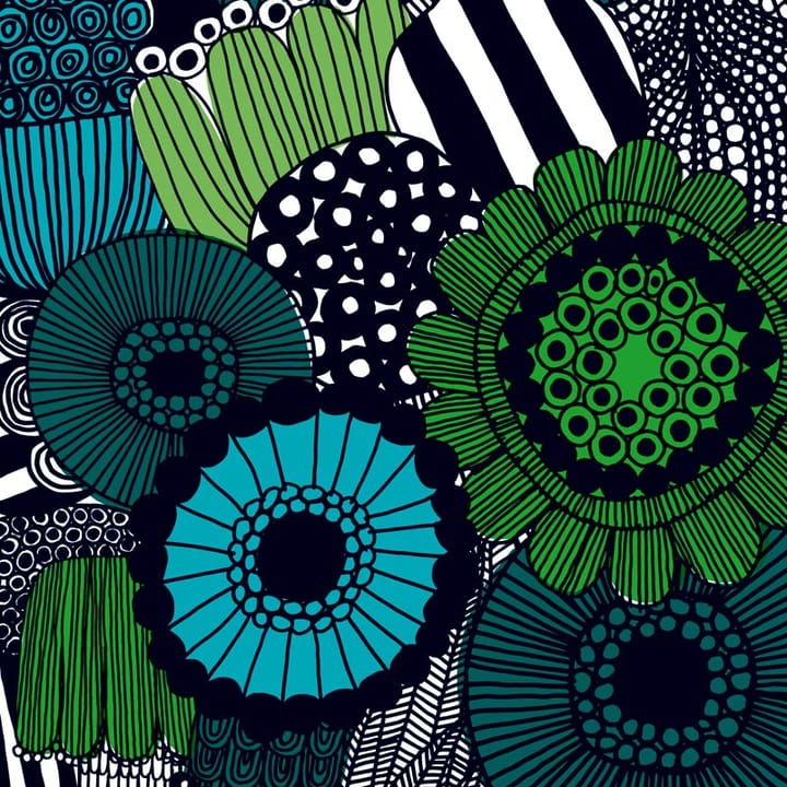 Tela Siirtolapuutarha - azul-verde - Marimekko