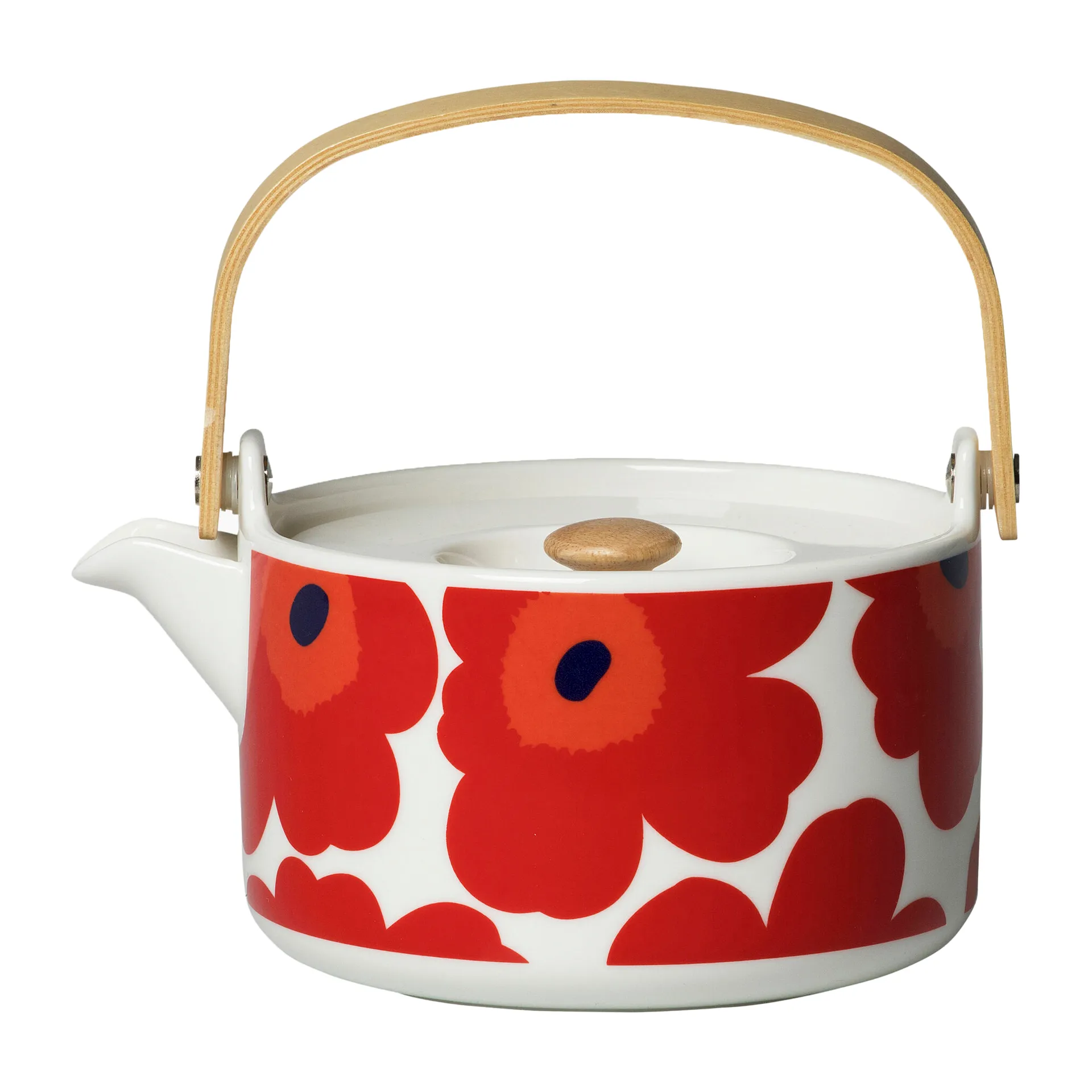 Tetera Unikko 0,7 l, Red-white Marimekko