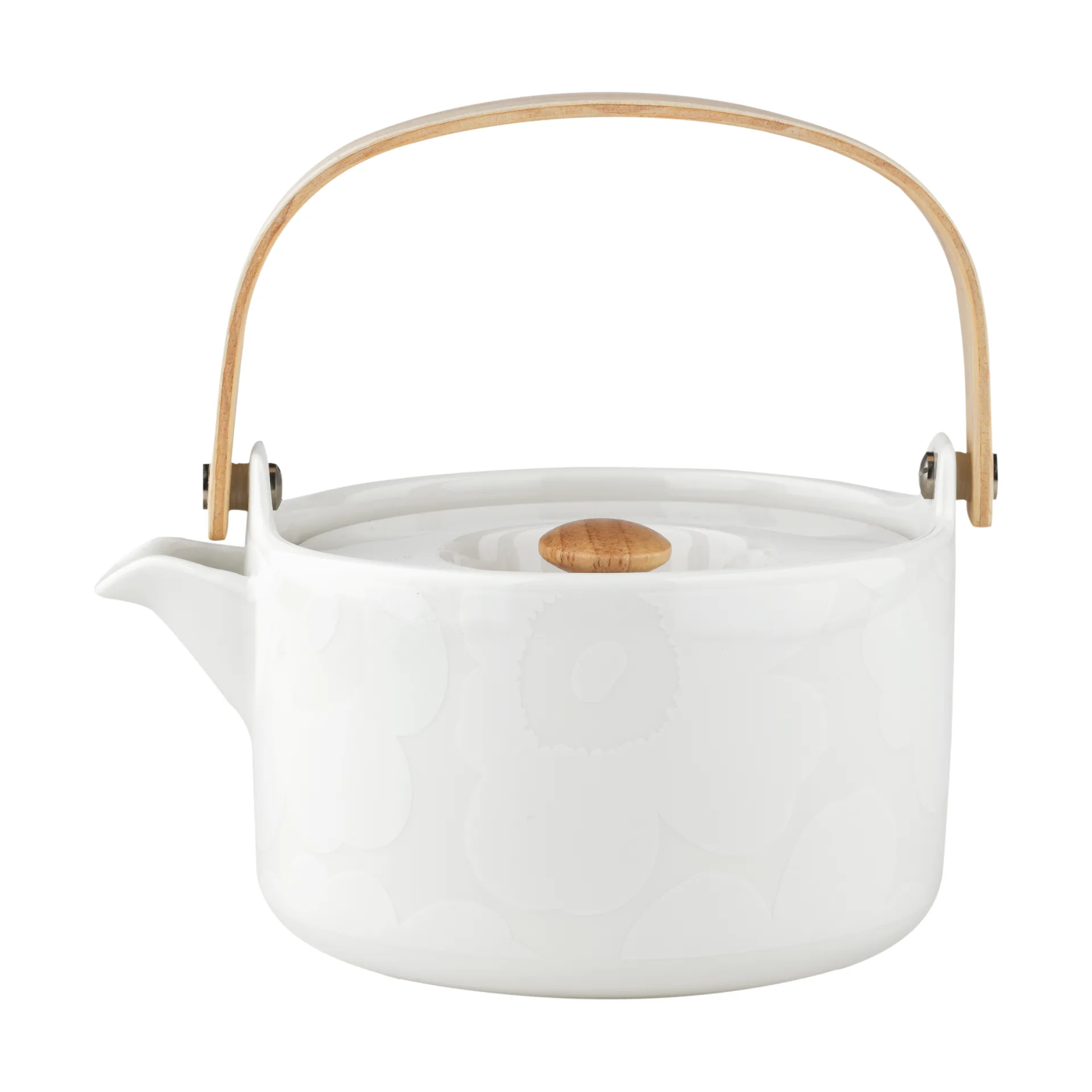 Tetera Unikko 0,7 l, White Marimekko