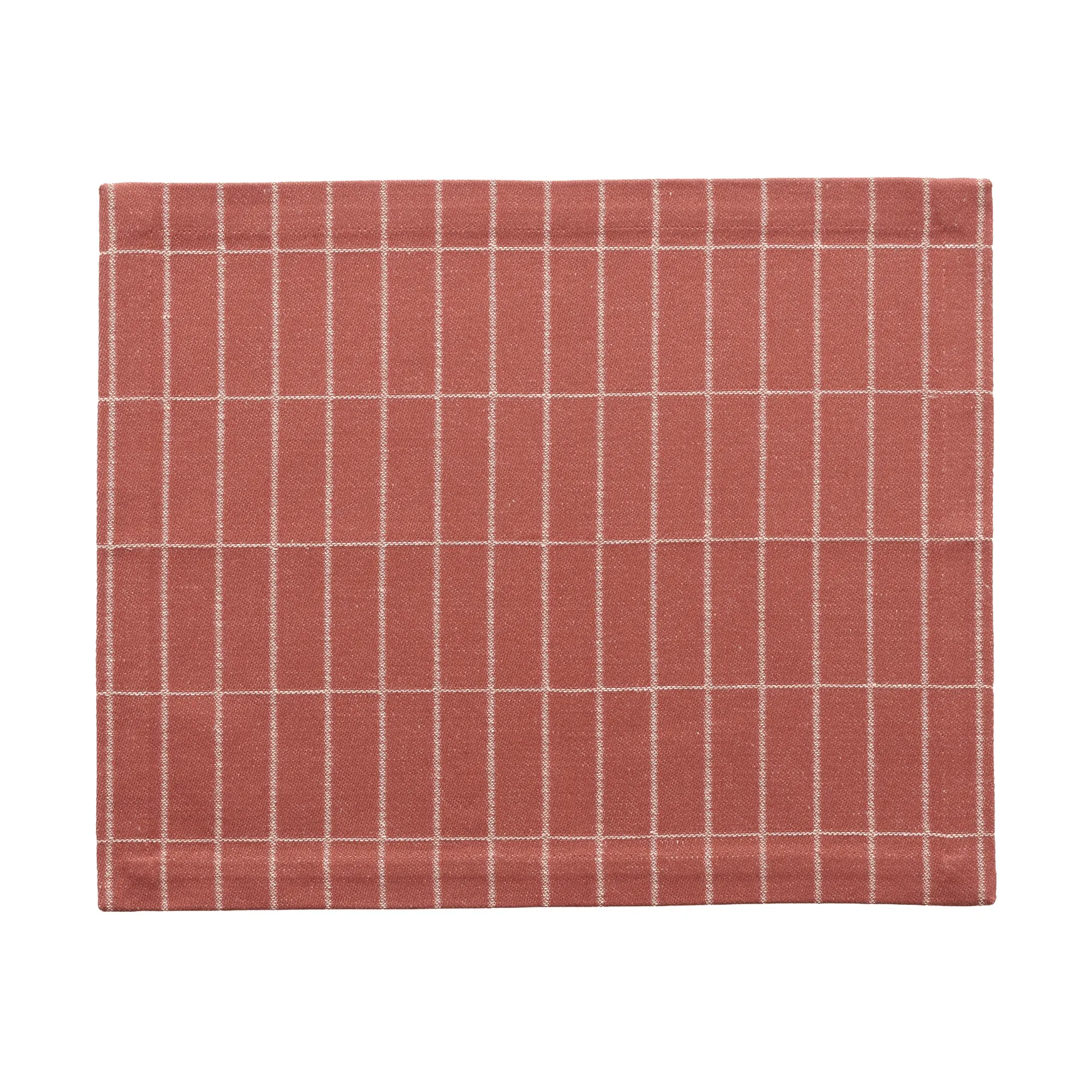Tiiliskivi mantel tejido, Castaño-blanco roto, 31x42 cm Marimekko
