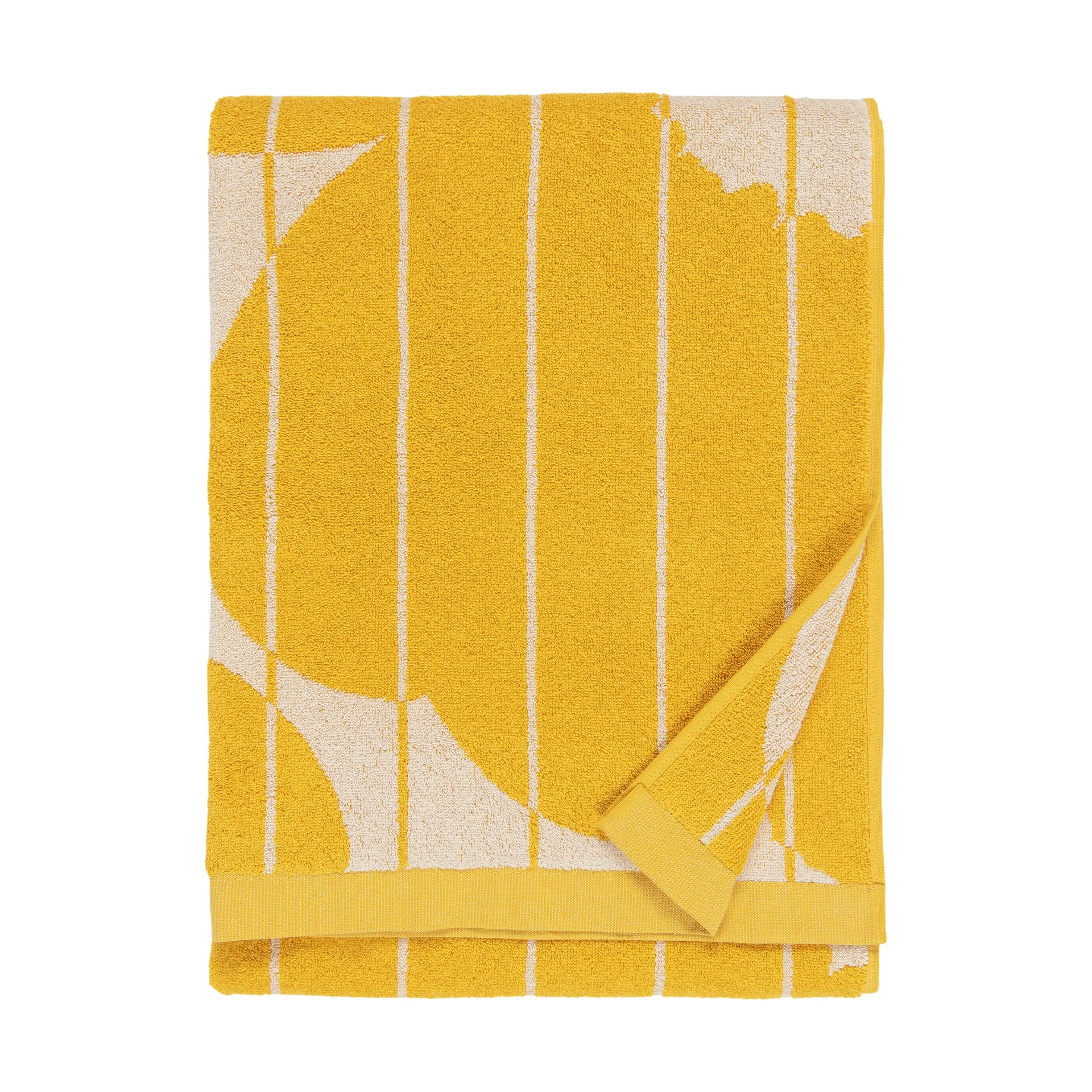 Toalla baño Vesi Unikko 70x150 cm, Spring yellow-ecru Marimekko