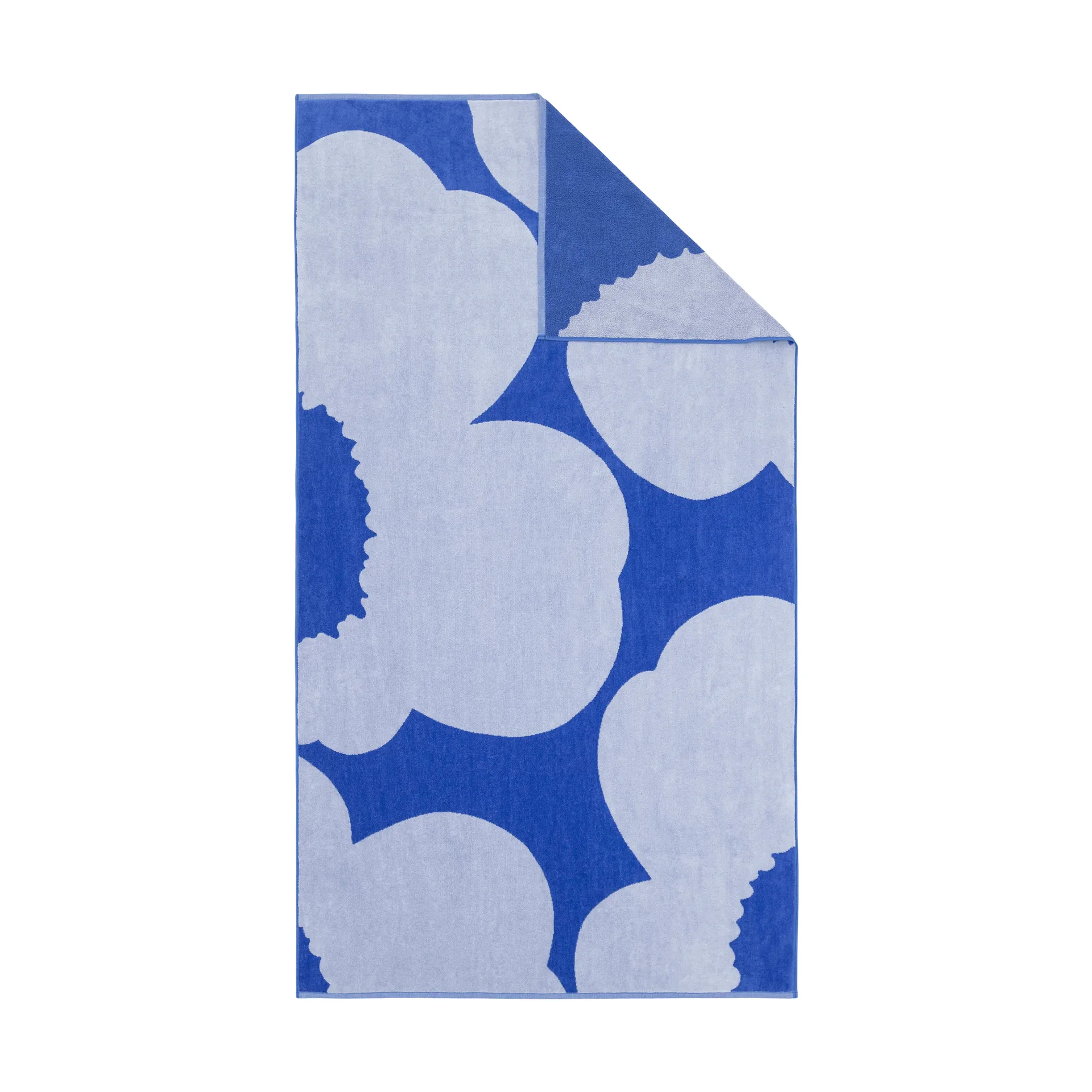 Toalla de baño Iso Unikko, Blue-blue lila, 100x180 cm Marimekko