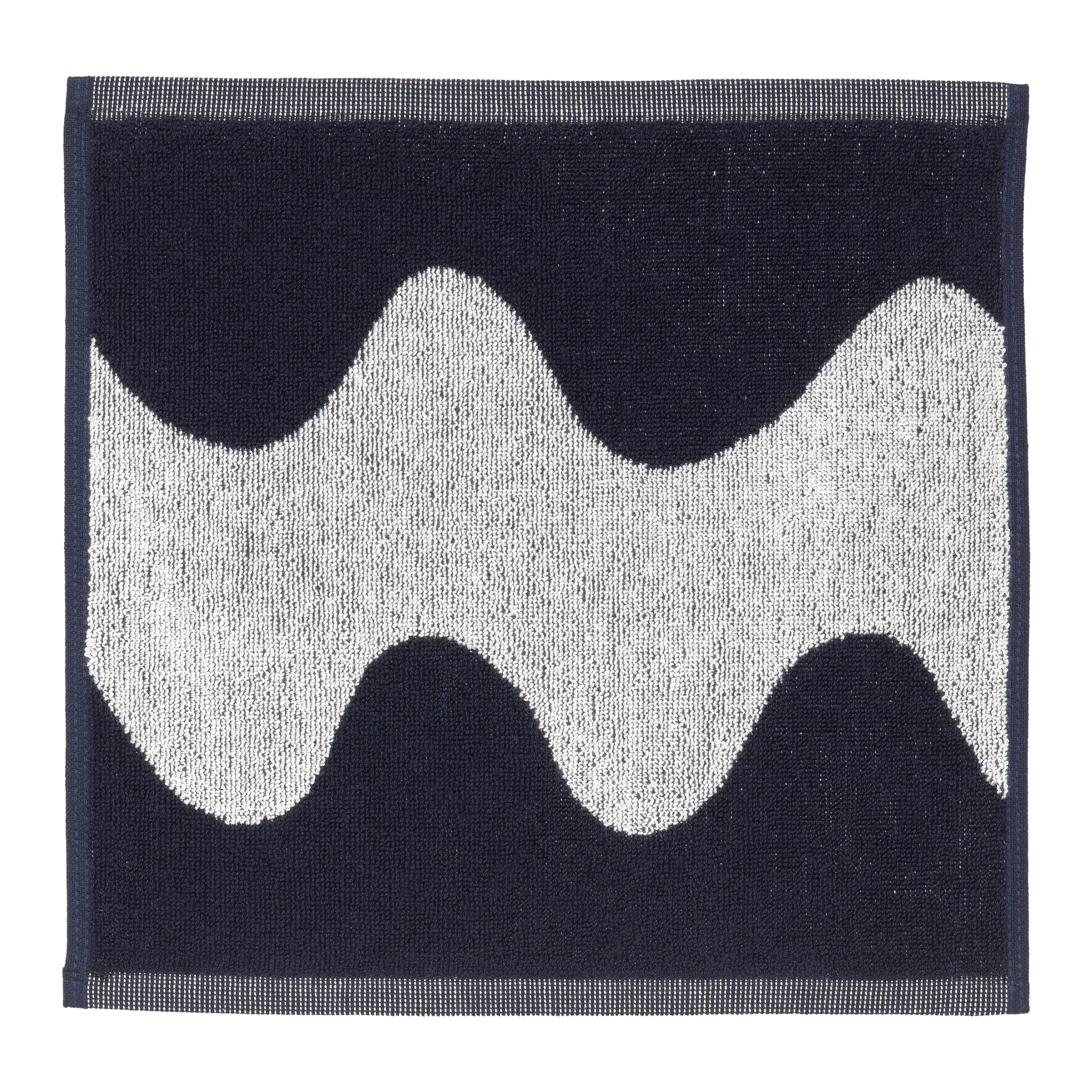 Toalla de baño Lokki azul oscuro-blanco, 30x30 cm Marimekko