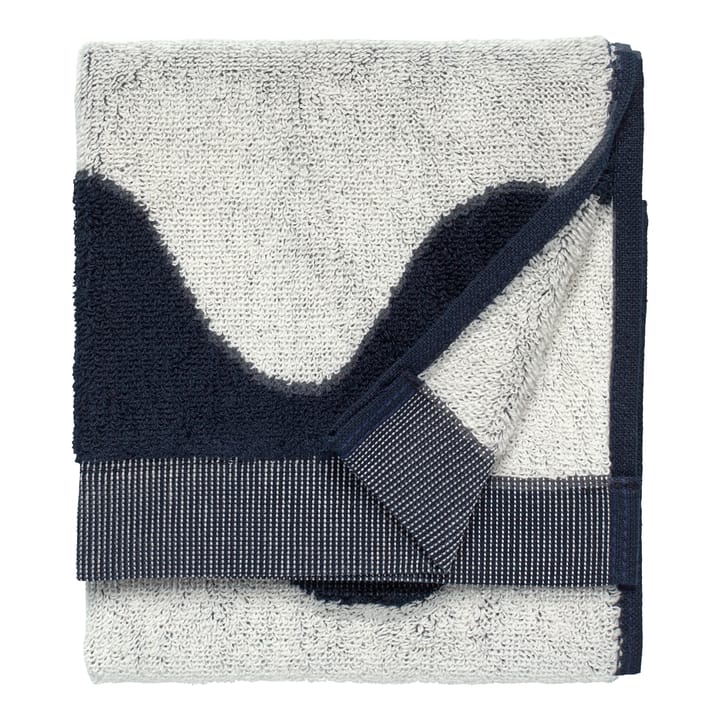 Toalla de baño Lokki azul oscuro-blanco, 30x50 cm Marimekko