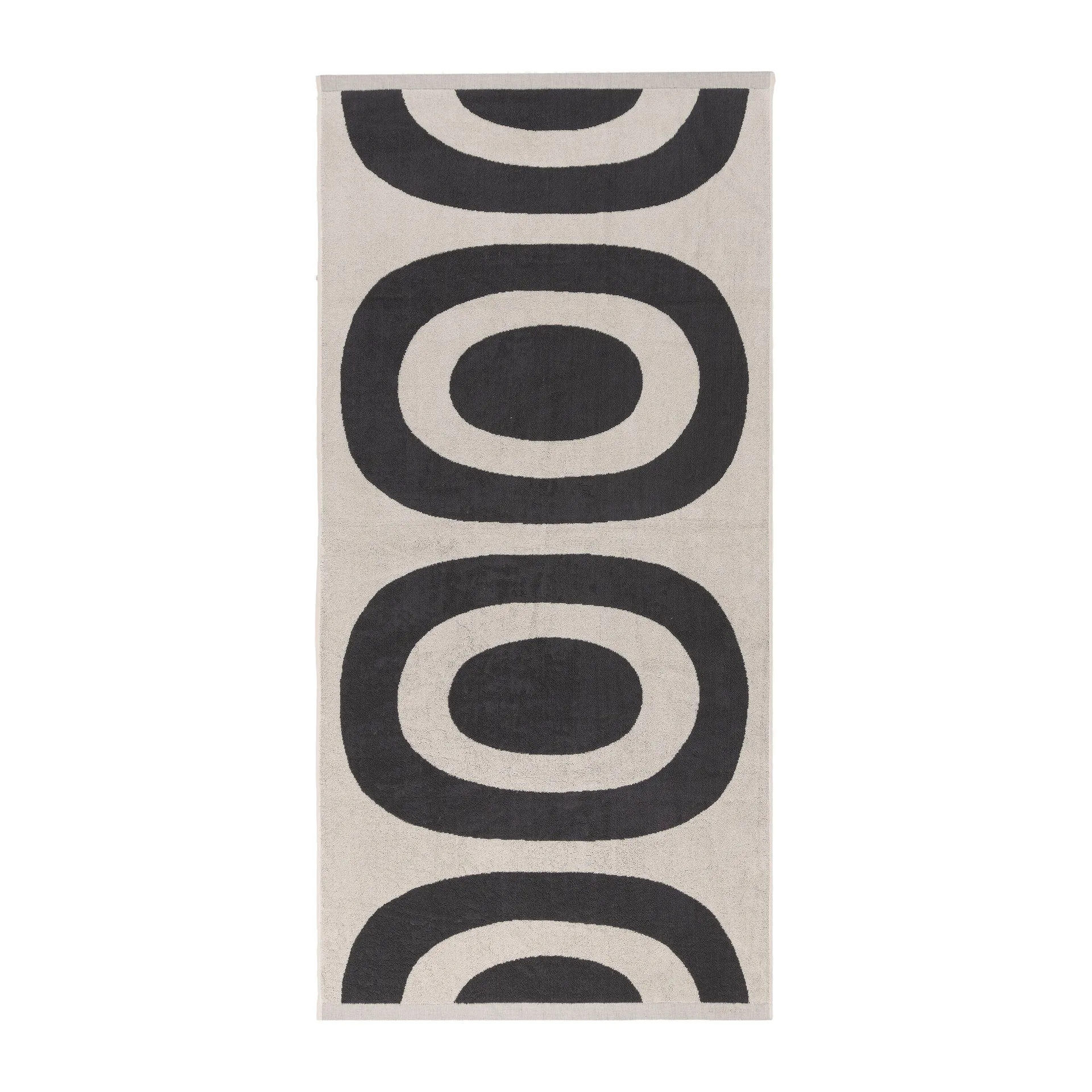 Toalla de baño Melooni 70x150 cm, Charcoal-off white Marimekko