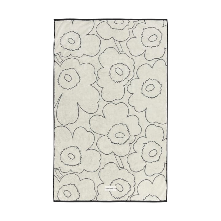 Toalla de baño Piirto Unikko 100x160 cm - Ivory-black - Marimekko