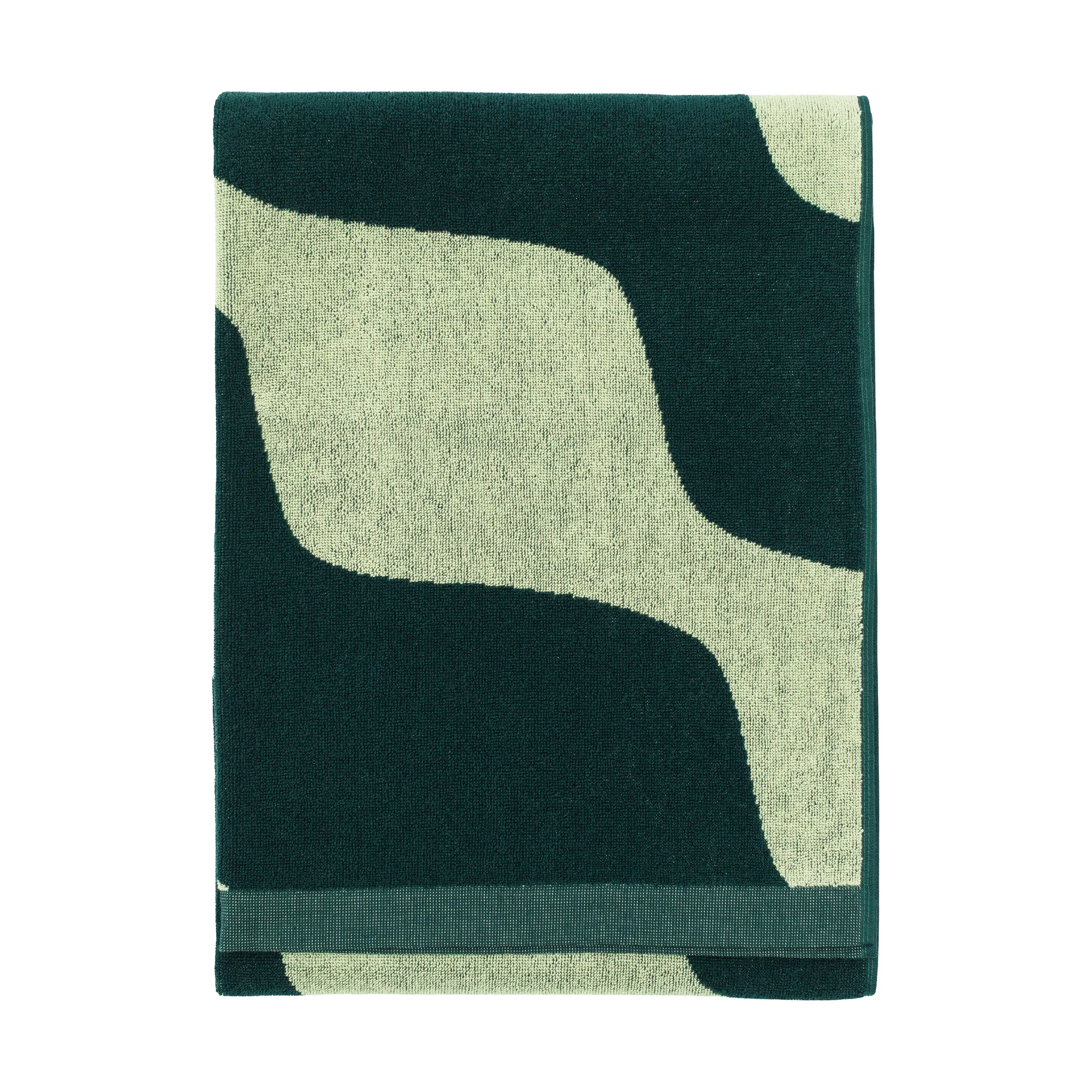 Toalla de baño Taifuuni 70x150 cm, Pear-verde oscuro Marimekko