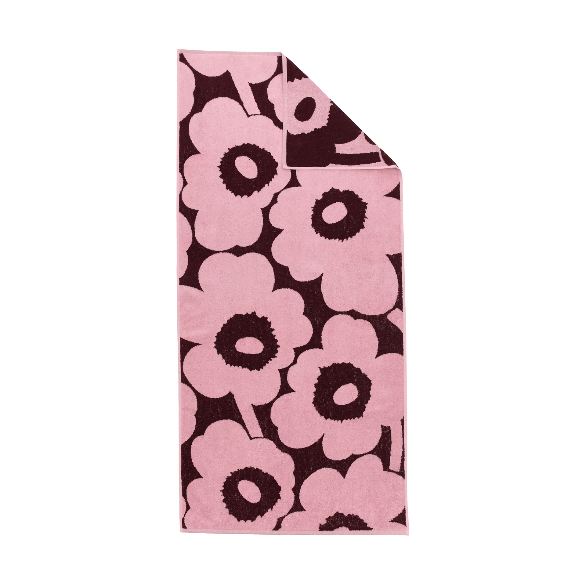 Toalla de baño Unikko 70x150 cm, Ciruela-rosa Marimekko